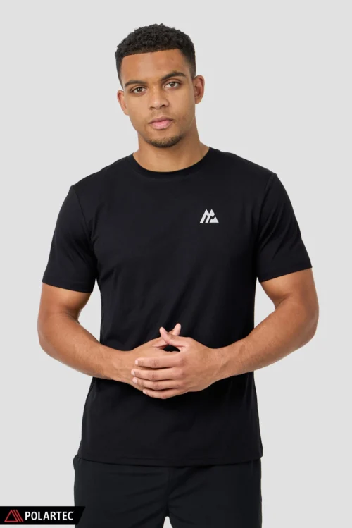 Peak Gridded Polartec® T-Shirt - Black