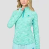 Women's Trail 1/4 Zip - Turquoise Multi