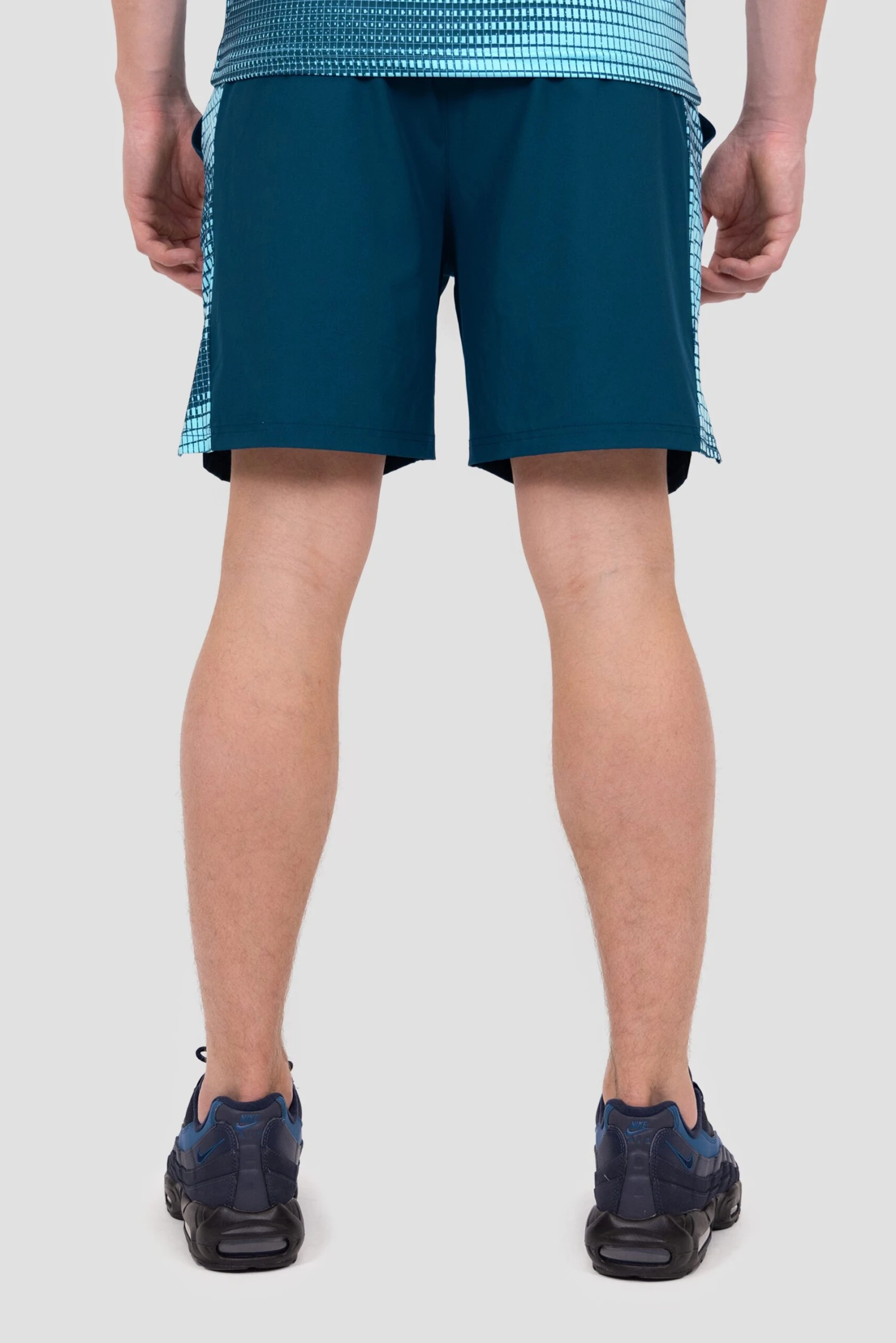 Peak Print Short - Abyssal/Neon Sky 4 Peak Print Short - Abyssal/Neon Sky - Image 4