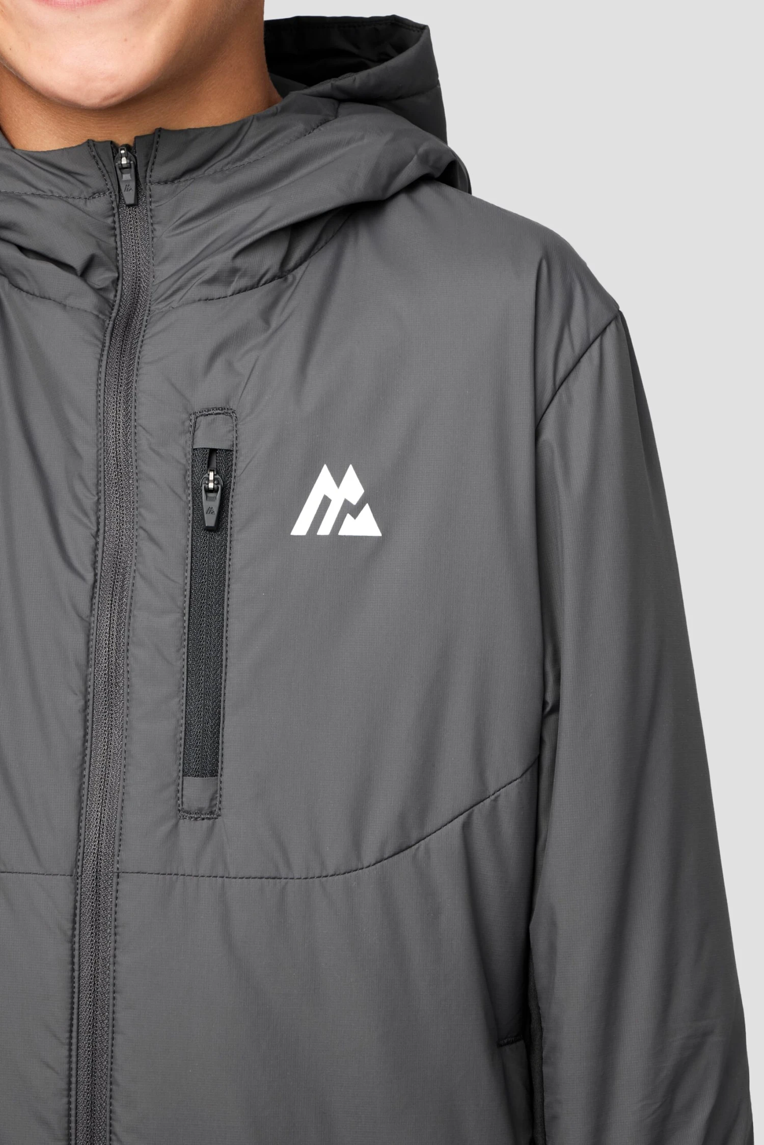 Boys Cache Jacket - Cement Grey/Asphalt 7 Boys Cache Jacket - Cement Grey/Asphalt - Image 7