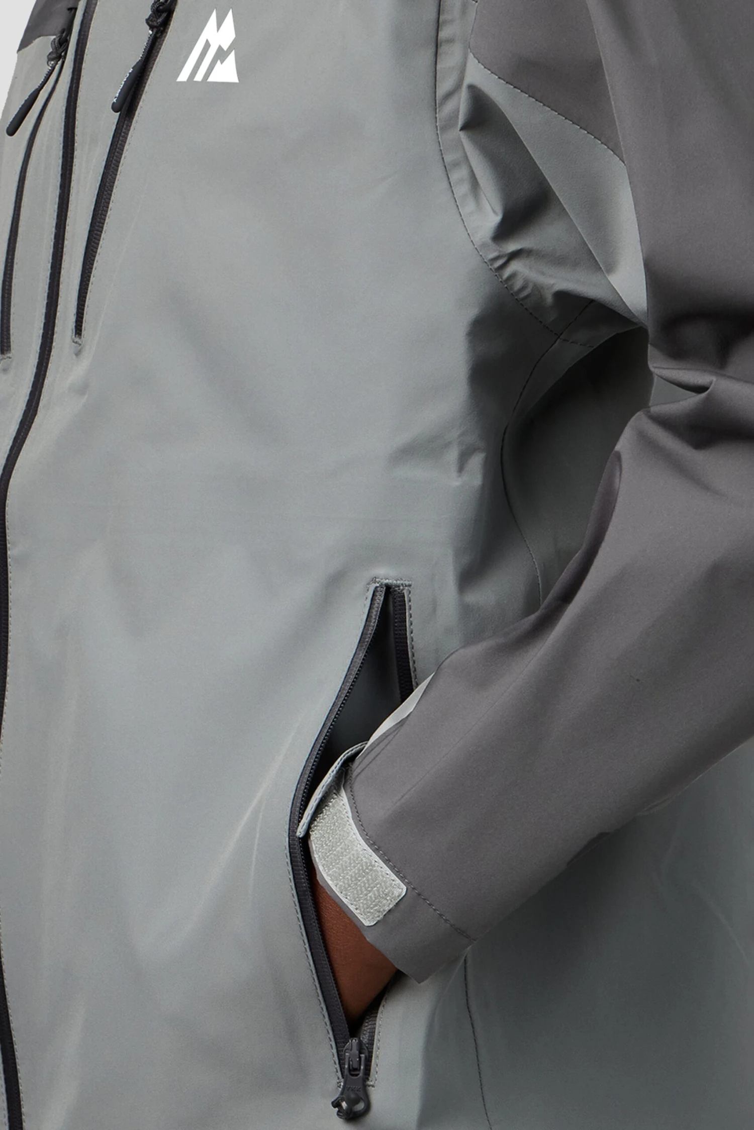 Boys Derecho Waterproof Jacket - Platinum Grey/Cement Grey 6 Boys Derecho Waterproof Jacket - Platinum Grey/Cement Grey - Image 6