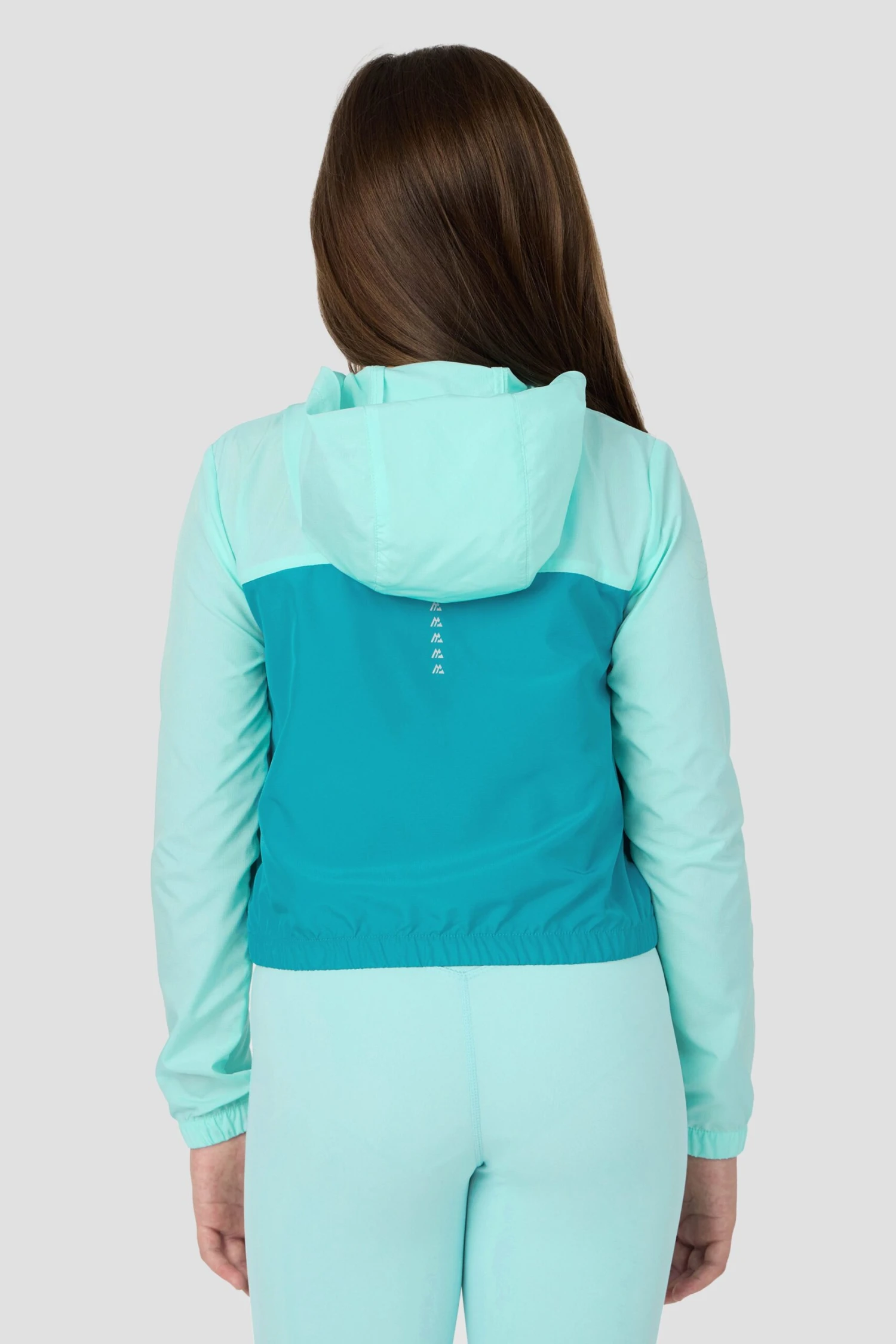 Girls Pace 2.0 Windbreaker - Arctic Blue/Pacific 2 Girls Pace 2.0 Windbreaker - Arctic Blue/Pacific - Image 2