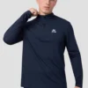 Peak Gridded Polartec® 1/4 Zip - Midnight Blue