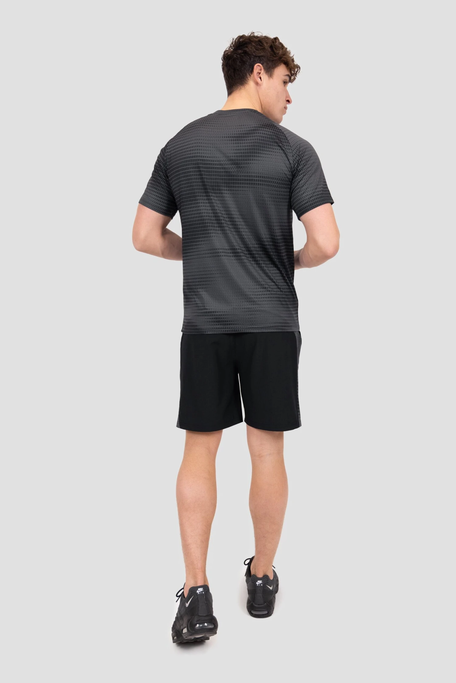 Peak Print Short - Black/Asphalt 6 Peak Print Short - Black/Asphalt - Image 6