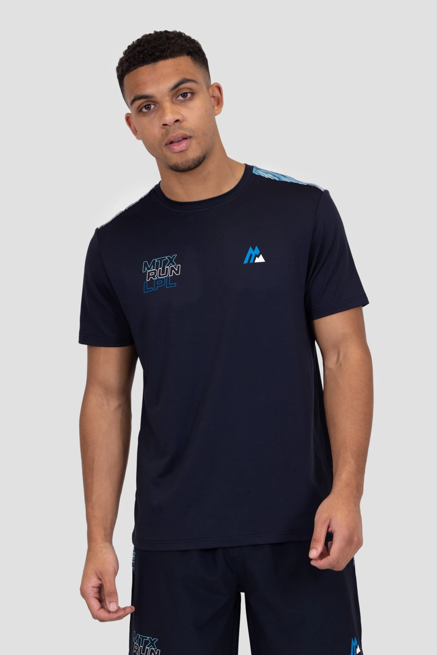 MTX Run City Liverpool T-Shirt - Blue/Black/White 1 MTX Run City Liverpool T-Shirt - Blue/Black/White