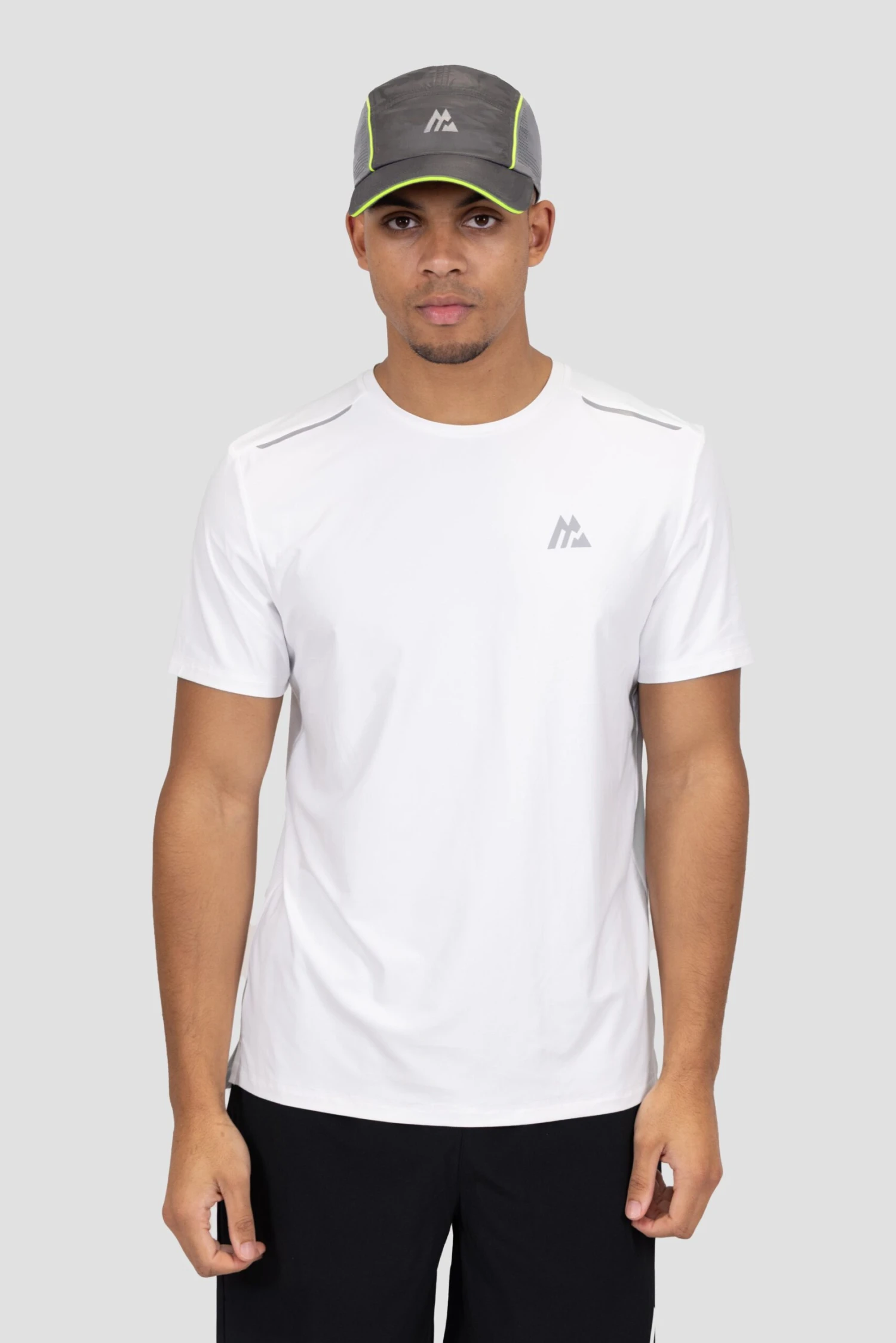 Fly Running Cap - Cement Grey/Platinum Grey/OG Neon 2 Fly Running Cap - Cement Grey/Platinum Grey/OG Neon - Image 2