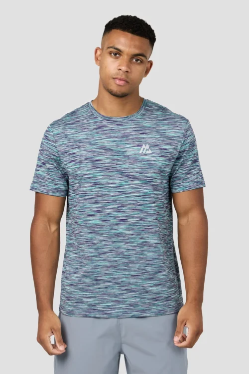 Trail T-Shirt - Grey/Green/Purple