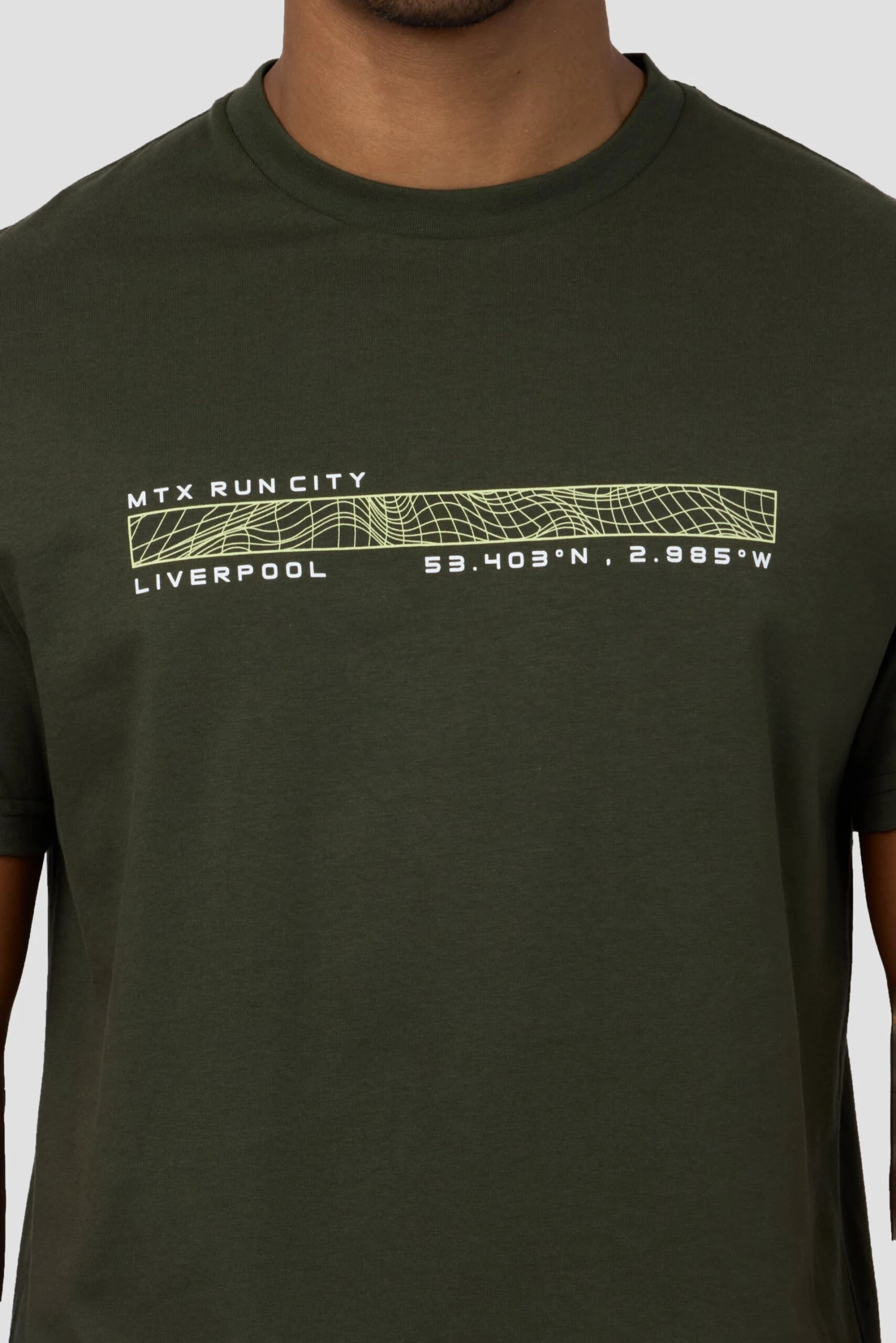 Liverpool Coordinates T-Shirt - Elm 5 Liverpool Coordinates T-Shirt - Elm - Image 5