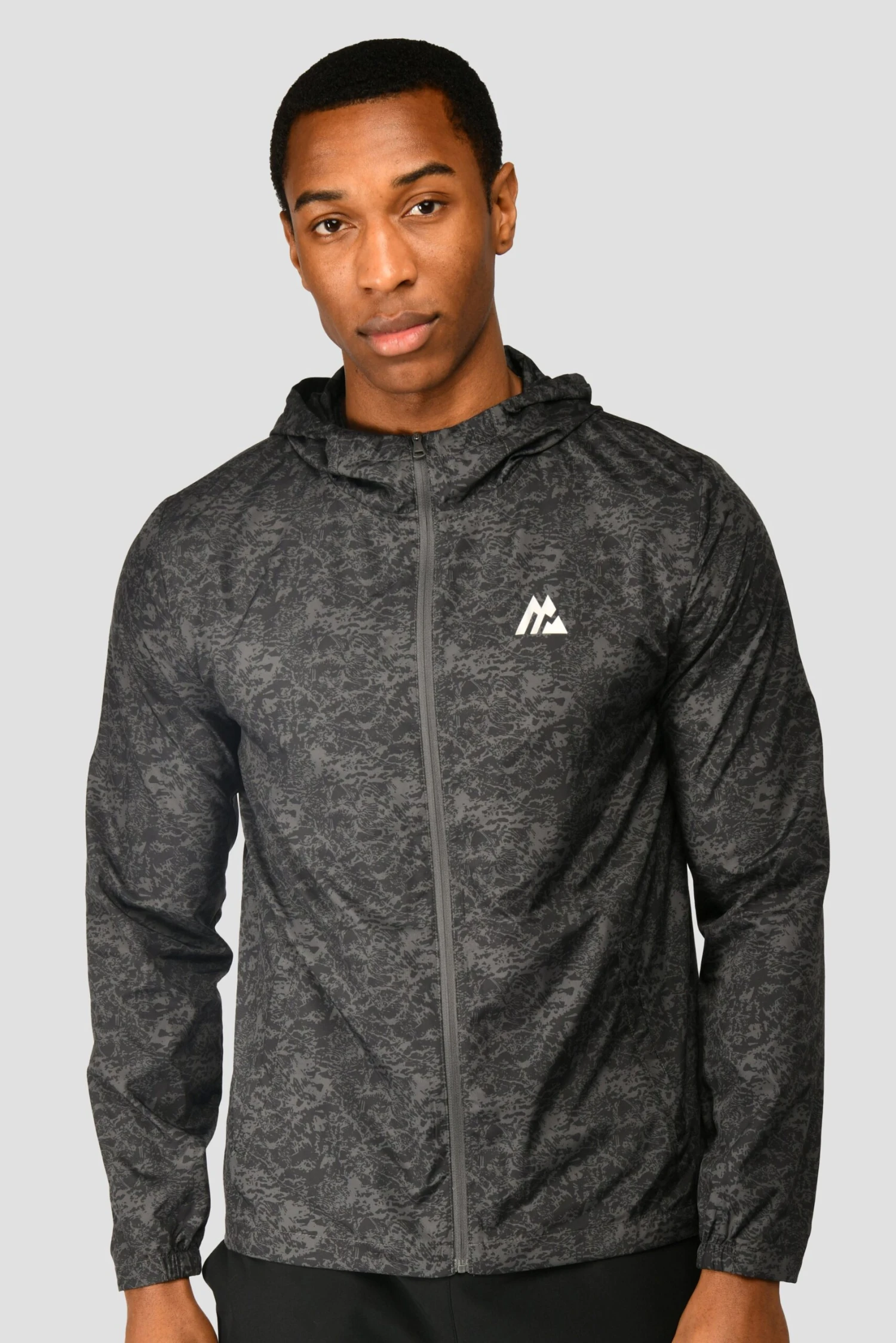 Alto Printed Jacket - Jet Grey/Black 1 Alto Printed Jacket - Jet Grey/Black