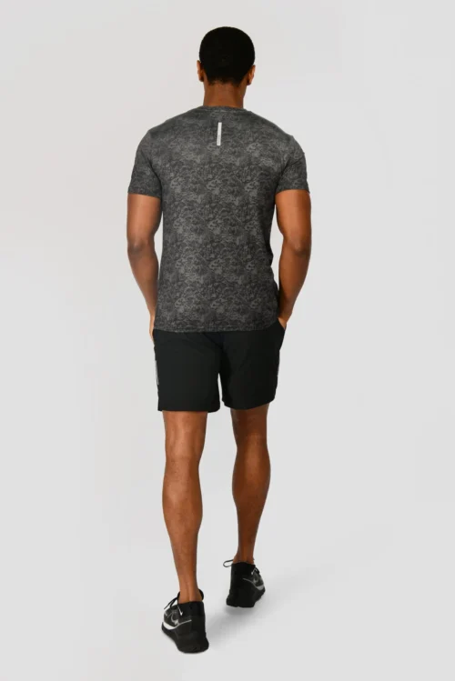 Alto Printed T-Shirt - Jet Grey/Black -Urban Sport Wear Store ALTO PRINTED TEE BLACK JET GREY back scaled