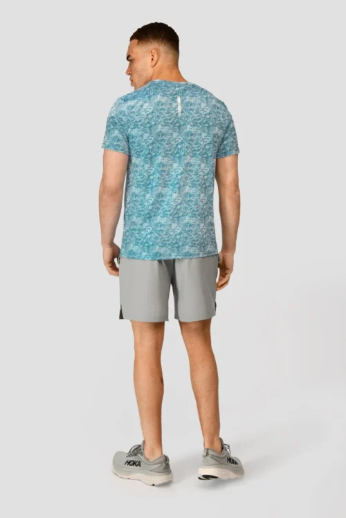 Alto Printed T-Shirt - Moonstone/Steel Blue -Urban Sport Wear Store ALTO PRINTED TEE MOONSTONE STEEL BLUE back scaled