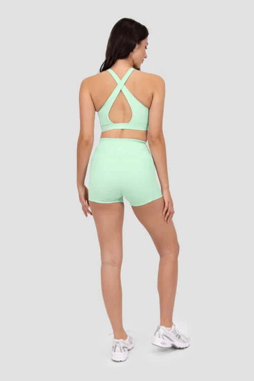 Aura Bra - Sea Foam -Urban Sport Wear Store AURA BRA BIRDS EGG GREEN Full Back scaled
