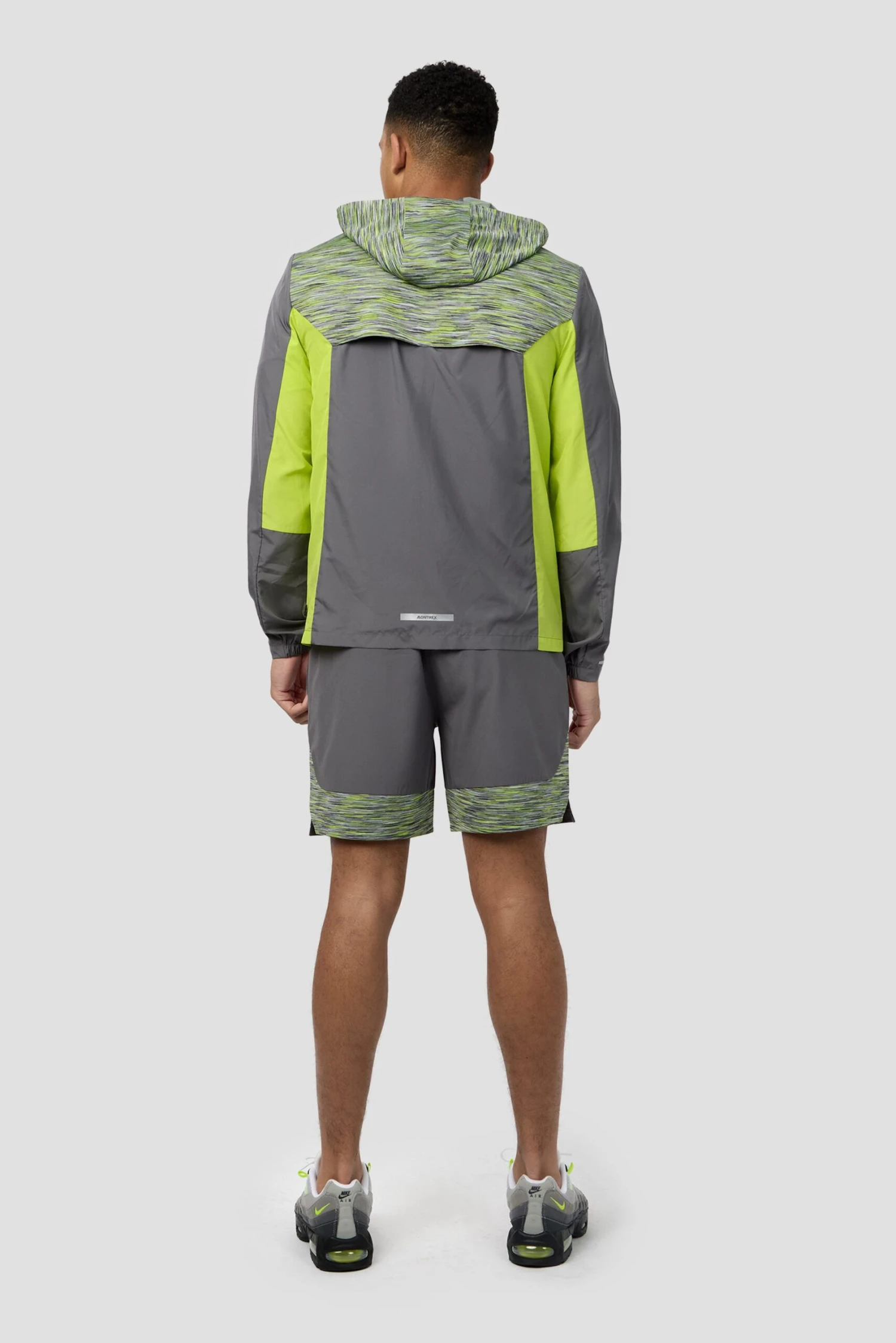 Trail Windbreaker - Lime/Grey 4 Trail Windbreaker - Lime/Grey - Image 4