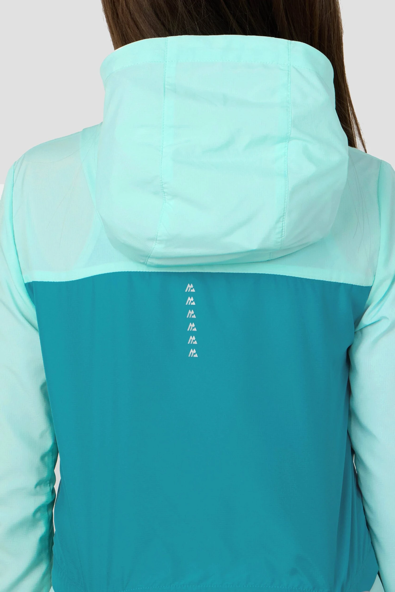 Girls Pace 2.0 Windbreaker - Arctic Blue/Pacific 6 Girls Pace 2.0 Windbreaker - Arctic Blue/Pacific - Image 6