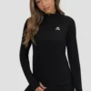 Breathe 1/4 Zip - Black