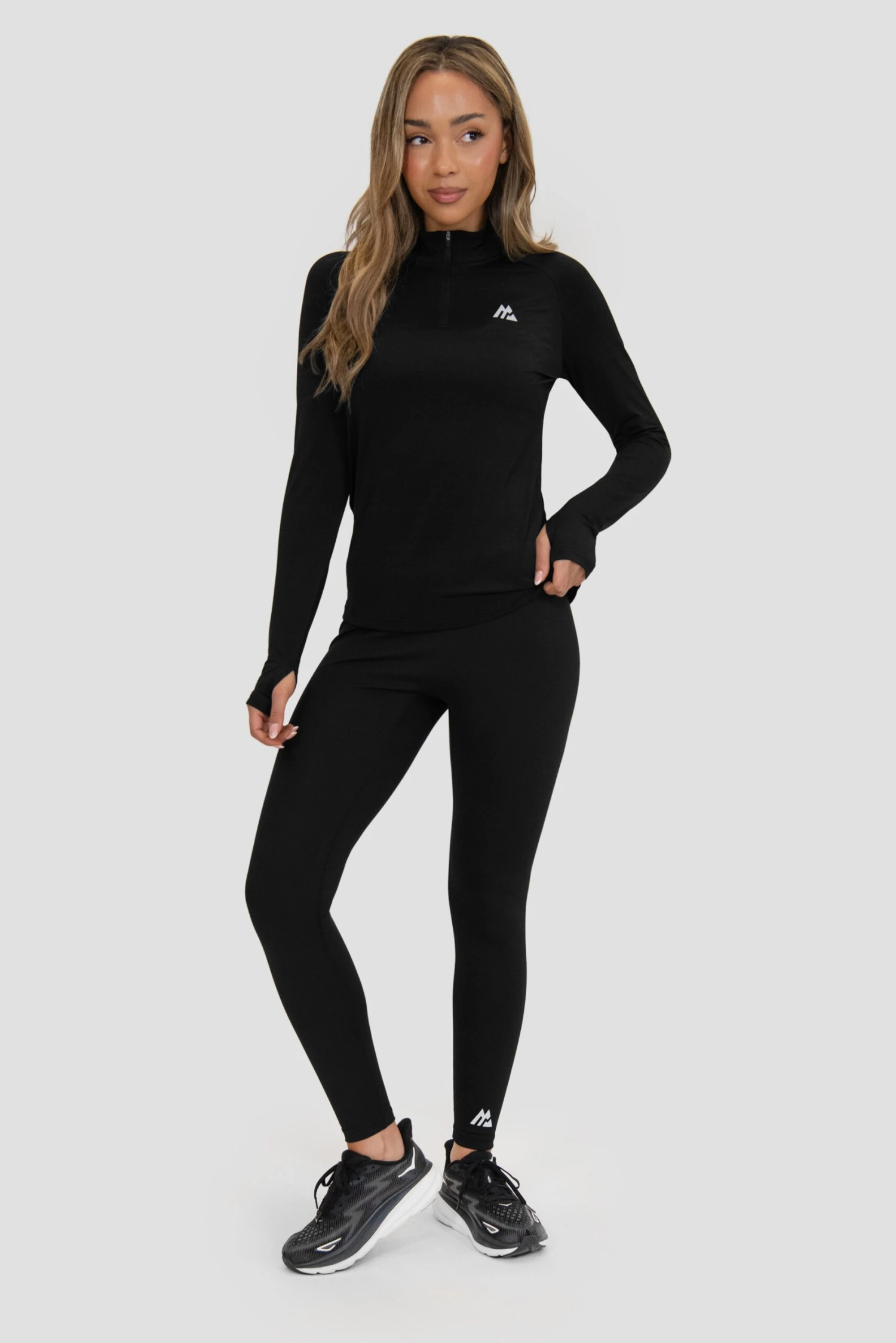 Breathe 1/4 Zip - Black 2 Breathe 1/4 Zip - Black - Image 2