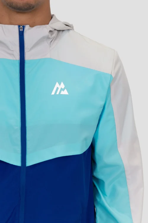 Breeze 2.0 Windbreaker - Light Smoke Grey/Neon Sky/Marine Blue 11 Breeze 2.0 Windbreaker - Light Smoke Grey/Neon Sky/Marine Blue -Urban Sport Wear Store BREEZE 2.0 WINDBREAKER MICROCHIP BLUEFISH SODALITE BLUE Logo Detail inc Zip scaled