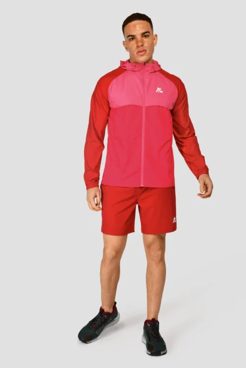 Breeze Windbreaker - Burgundy/Rouge/Hibiscus -Urban Sport Wear Store BREEZE WINDBREAKER BURGUNDY ROUGE HIBISCUS front scaled