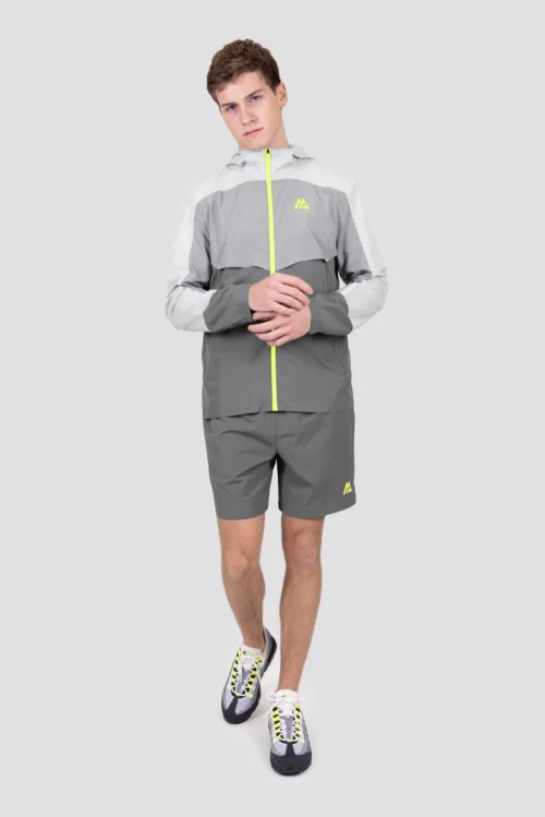 Breeze 2.0 Windbreaker - Grey/OG Neon -Urban Sport Wear Store BREEZE WINDBREAKER MICROCHIP MONUMENT CASTLEROCK SAFETY YELLOW 3 scaled