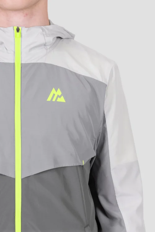 Breeze 2.0 Windbreaker - Grey/OG Neon -Urban Sport Wear Store BREEZE WINDBREAKER MICROCHIP MONUMENT CASTLEROCK SAFETY YELLOW 5 scaled