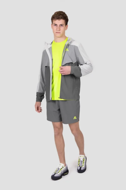 Breeze 2.0 Windbreaker - Grey/OG Neon -Urban Sport Wear Store BREEZE WINDBREAKER MICROCHIP MONUMENT CASTLEROCK SAFETY YELLOW 8 scaled