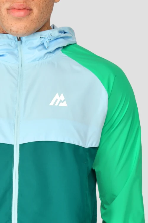 Breeze Windbreaker - Mountain Meadow/Moonstone/Deep Sea -Urban Sport Wear Store BREEZE WINDBREAKER MOUNTAIN MEADOW MOONSTONE DEEP SEA logo detail scaled