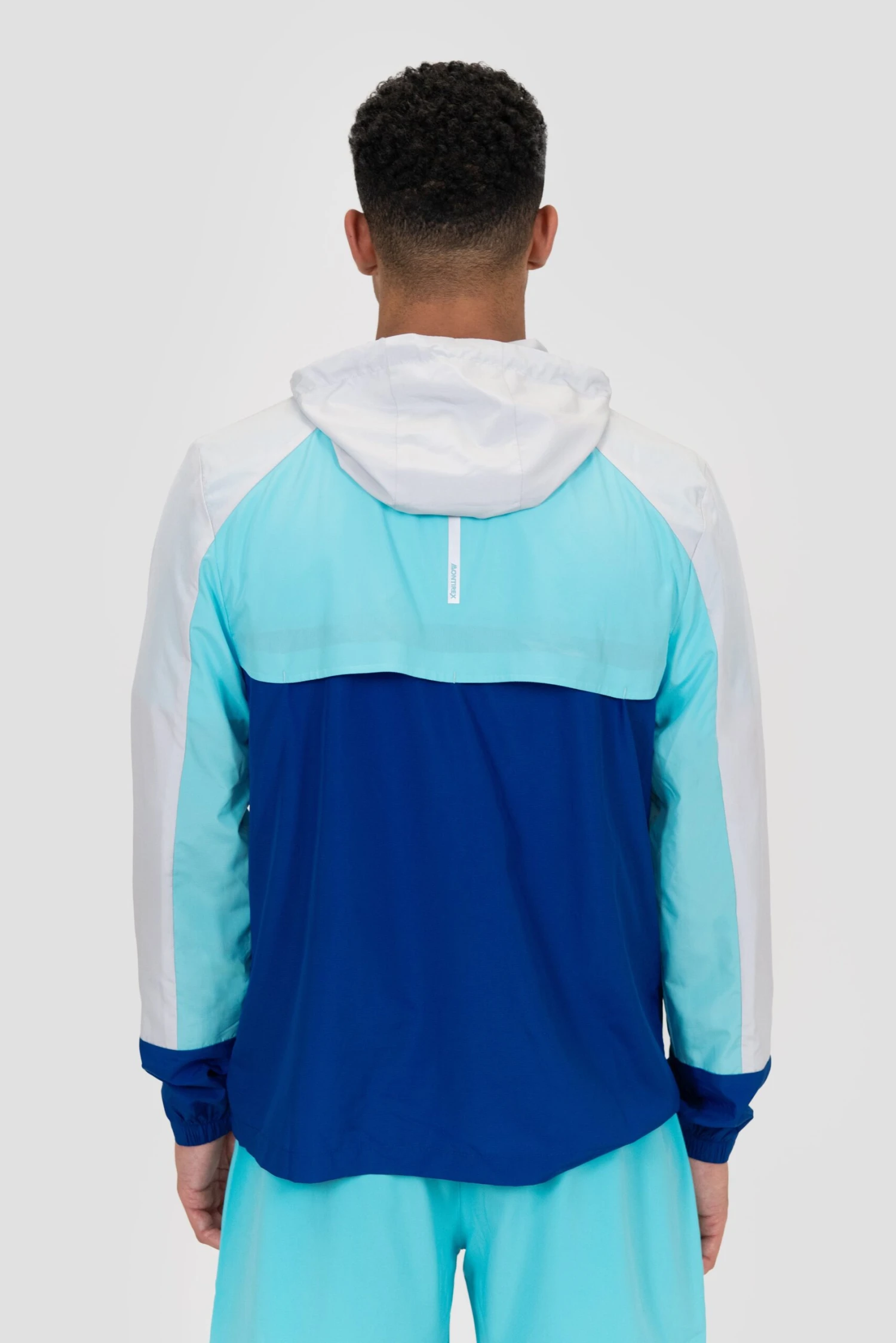 Breeze 2.0 Windbreaker - Light Smoke Grey/Neon Sky/Marine Blue 2 Breeze 2.0 Windbreaker - Light Smoke Grey/Neon Sky/Marine Blue - Image 2