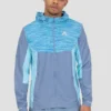 Trail Windbreaker - Slate Blue/Neon Blue Multi