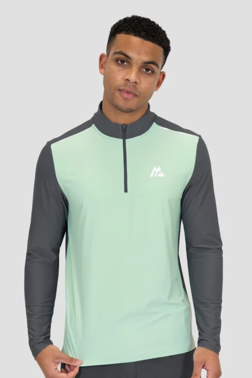 Charge 2.0 1/4 Zip - Sea Foam/Slate Grey