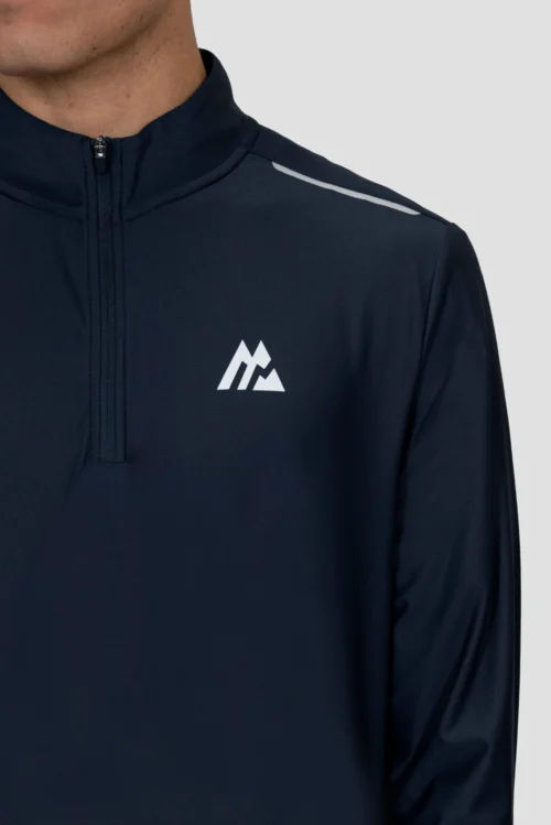 Charge 2.0 1/4 Zip - Midnight Blue -Urban Sport Wear Store CHARGE 2.0 1 4 ZIP BLACK IRIS logo scaled