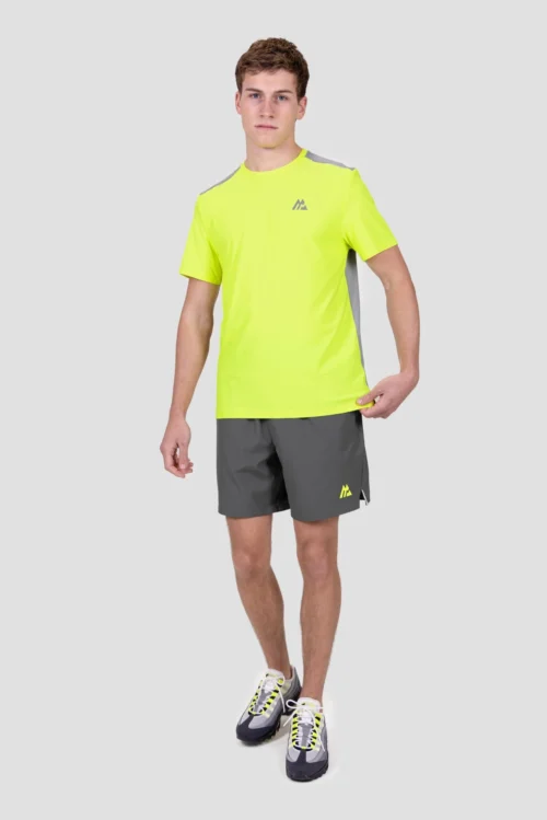 Charge 2.0 T-Shirt - OG Neon/Platinum Grey -Urban Sport Wear Store CHARGE T SHIRT SAFETY YELLOW MONUMENT 3 scaled