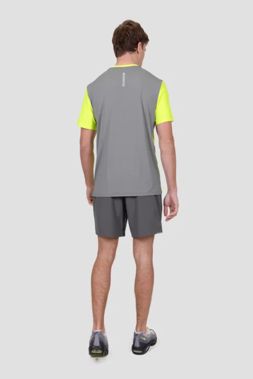 Charge 2.0 T-Shirt - OG Neon/Platinum Grey -Urban Sport Wear Store CHARGE T SHIRT SAFETY YELLOW MONUMENT 4 scaled