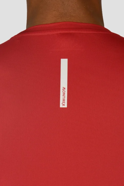 Charge T-Shirt - Burgundy -Urban Sport Wear Store CHARGE TEE BURGUNDY back detail scaled