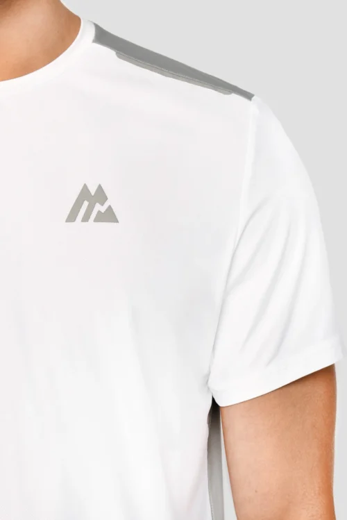 Charge T-Shirt - White/Platinum Grey -Urban Sport Wear Store ChargeT Shirt White PlatinumGrey Close scaled