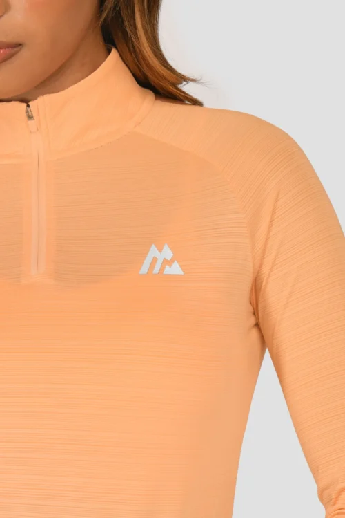 Women's Draft 1/4 Zip - Sunset Peach -Urban Sport Wear Store DRAFT 1 4 ZIP SUNSET PEACH logo scaled