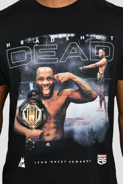 Leon Edwards Head Shot T-Shirt - Black 16 Leon Edwards Head Shot T-Shirt - Black -Urban Sport Wear Store DSC 6634 1 scaled