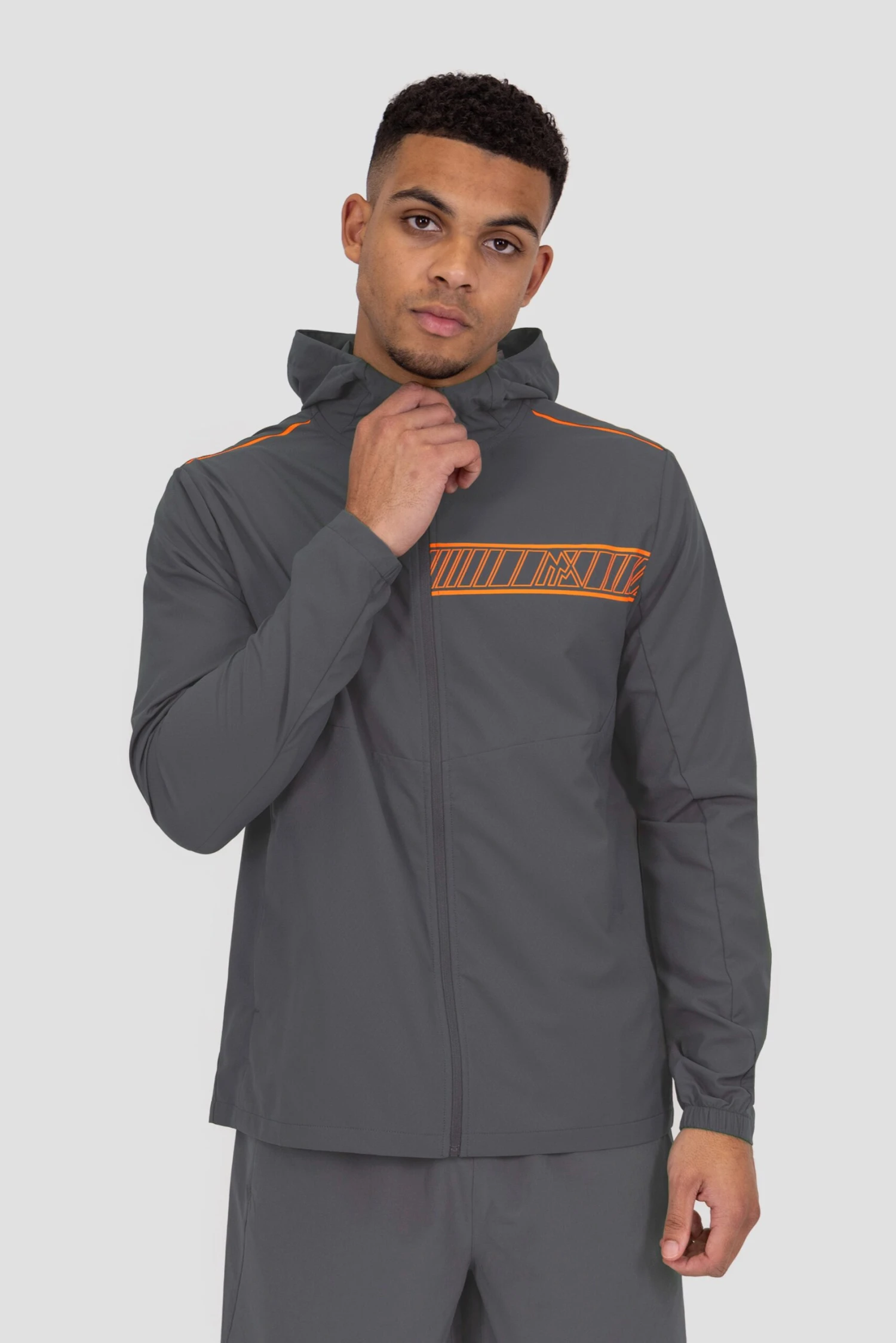 Beta Windbreaker - Slate Grey/Fiery Orange 1 Beta Windbreaker - Slate Grey/Fiery Orange