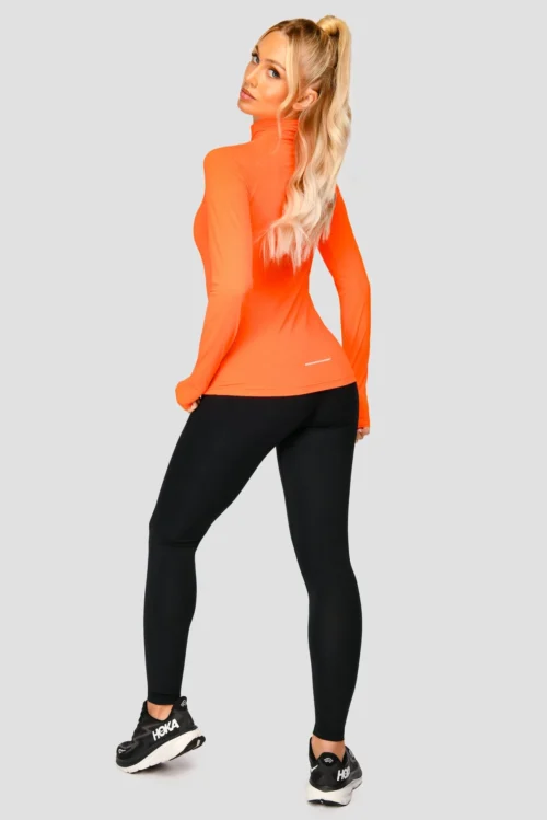 Energy 1/4 Zip - Shocking Orange -Urban Sport Wear Store ENERGY1 4ZIP SafetyOrange back scaled