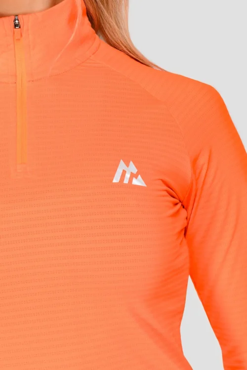 Energy 1/4 Zip - Shocking Orange -Urban Sport Wear Store ENERGY1 4ZIP SafetyOrange close scaled
