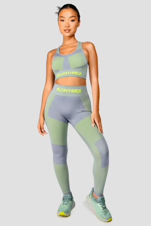 Energy 2.0 Seamless Bra Top - Cadet Grey/OG Neon -Urban Sport Wear Store ENERGY2.0SEAMLESSBRATOP TRADEWINDS SAFETYYELLOW front scaled