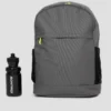 Essential Backpack - Cement Grey/Electric Lime
