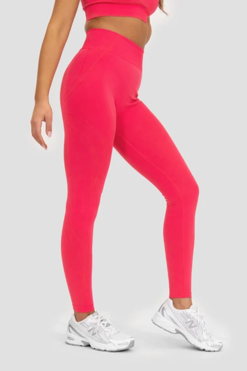 Evolve 2.0 Seamless Legging - Strawberry Soda -Urban Sport Wear Store EVOLVE 2.0 SEAMLESS LEGGING RASPBERRY close side other scaled