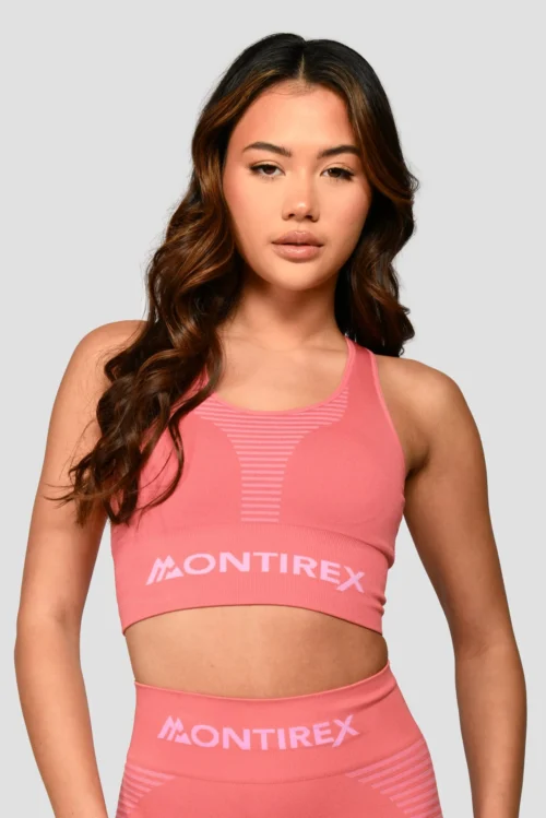 Energy Seamless Bra Top - Rose Pink/Orchid Pink