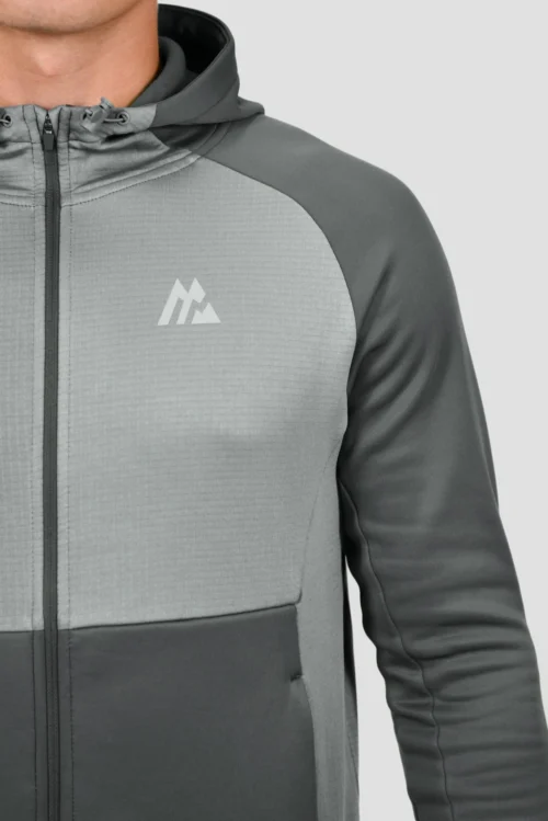 Flex Gridded Hood - Cement Grey/Platinum Grey 10 Flex Gridded Hood - Cement Grey/Platinum Grey -Urban Sport Wear Store FLEX GRIDDED HOOD CEMENT GREY PLATINUM GREY logo detail scaled