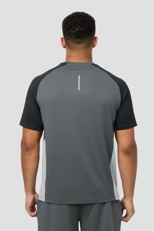 Flex T-Shirt - Asphalt/Black/Platinum Grey -Urban Sport Wear Store FLEX SHIRT BLACK GREY 2 scaled
