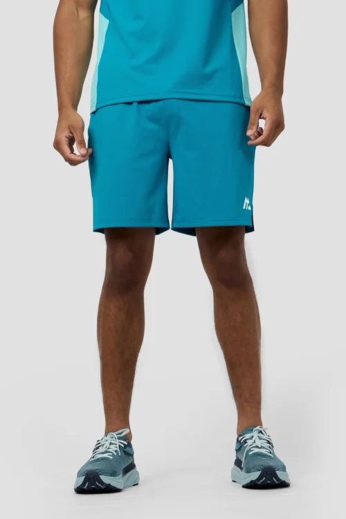 Flex Short - Aisen/Atlantic/Peyto -Urban Sport Wear Store FLEX SHORT FJORD BLUE CLOSE FRONT scaled