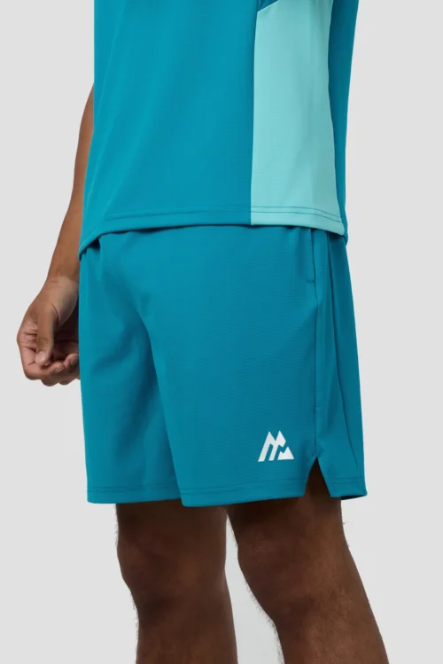 Flex Short - Aisen/Atlantic/Peyto -Urban Sport Wear Store FLEX SHORT FJORD BLUE LOGO scaled