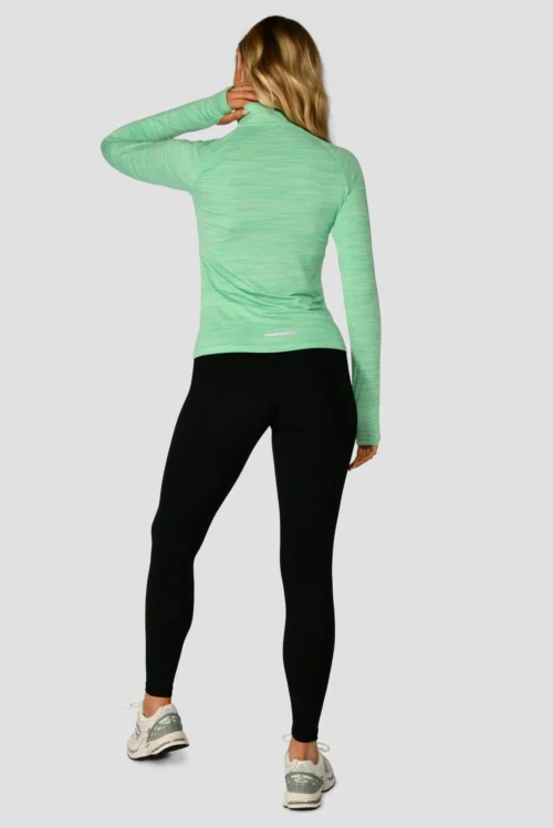 Women's Trail 2.0 1/4 Zip - Green Multi -Urban Sport Wear Store FLORIDA KEYS ICE GREEN BROOK GREEN TRAIL 2.0 1 4 ZIP back scaled