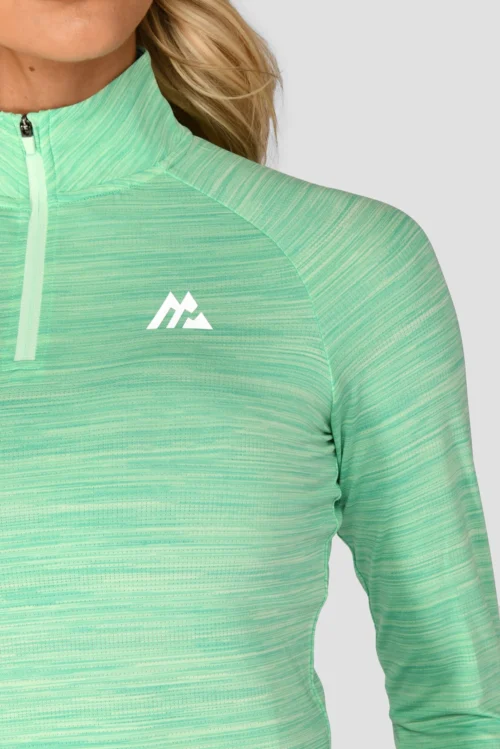 Women's Trail 2.0 1/4 Zip - Green Multi -Urban Sport Wear Store FLORIDA KEYS ICE GREEN BROOK GREEN TRAIL 2.0 1 4 ZIP close scaled