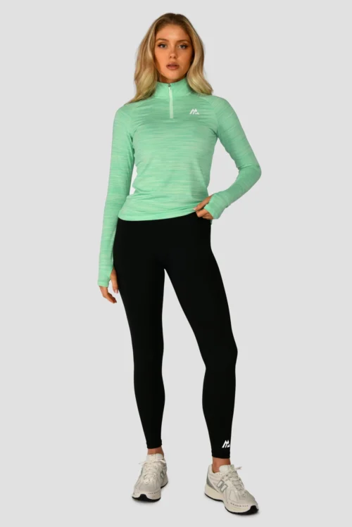 Women's Trail 2.0 1/4 Zip - Green Multi -Urban Sport Wear Store FLORIDA KEYS ICE GREEN BROOK GREEN TRAIL 2.0 1 4 ZIP full front scaled